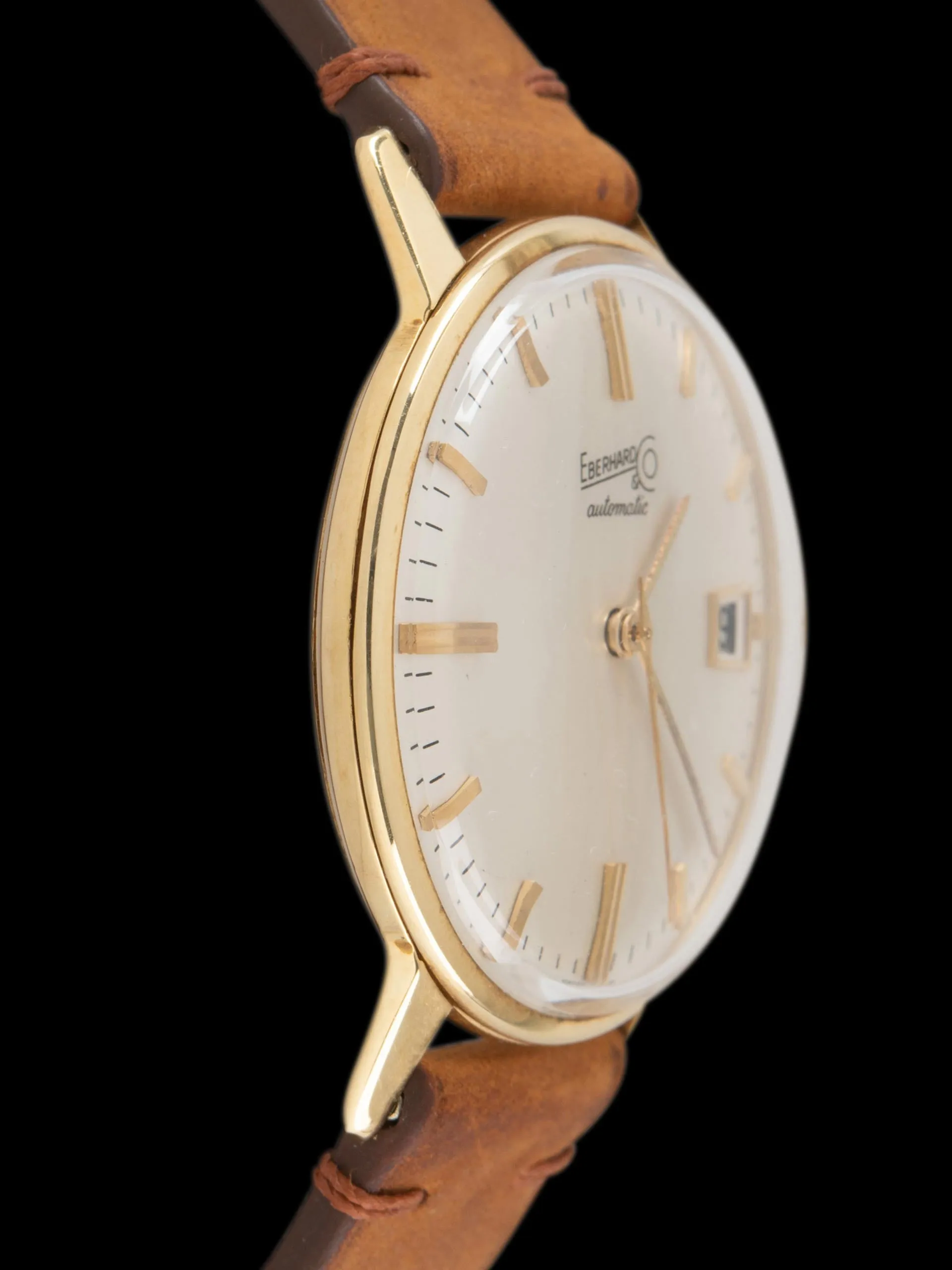 1950s Eberhard Automatic 18K YG (Ref. 26002 854) Cal. 266-123 "Roulette Date"