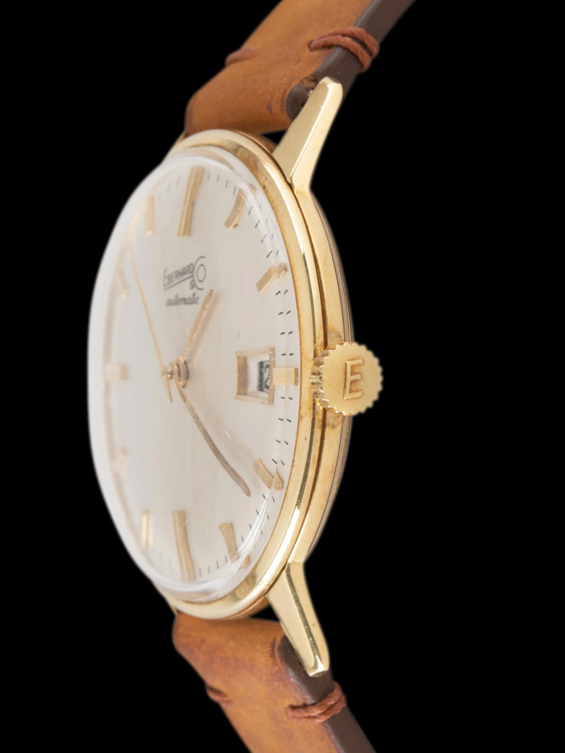1950s Eberhard Automatic 18K YG (Ref. 26002 854) Cal. 266-123 "Roulette Date"