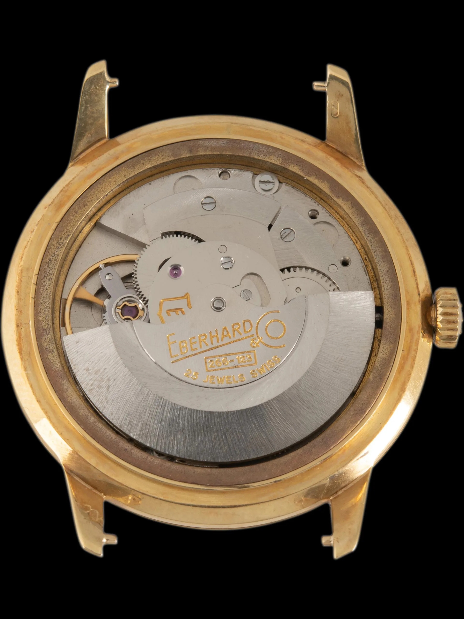 1950s Eberhard Automatic 18K YG (Ref. 26002 854) Cal. 266-123 "Roulette Date"