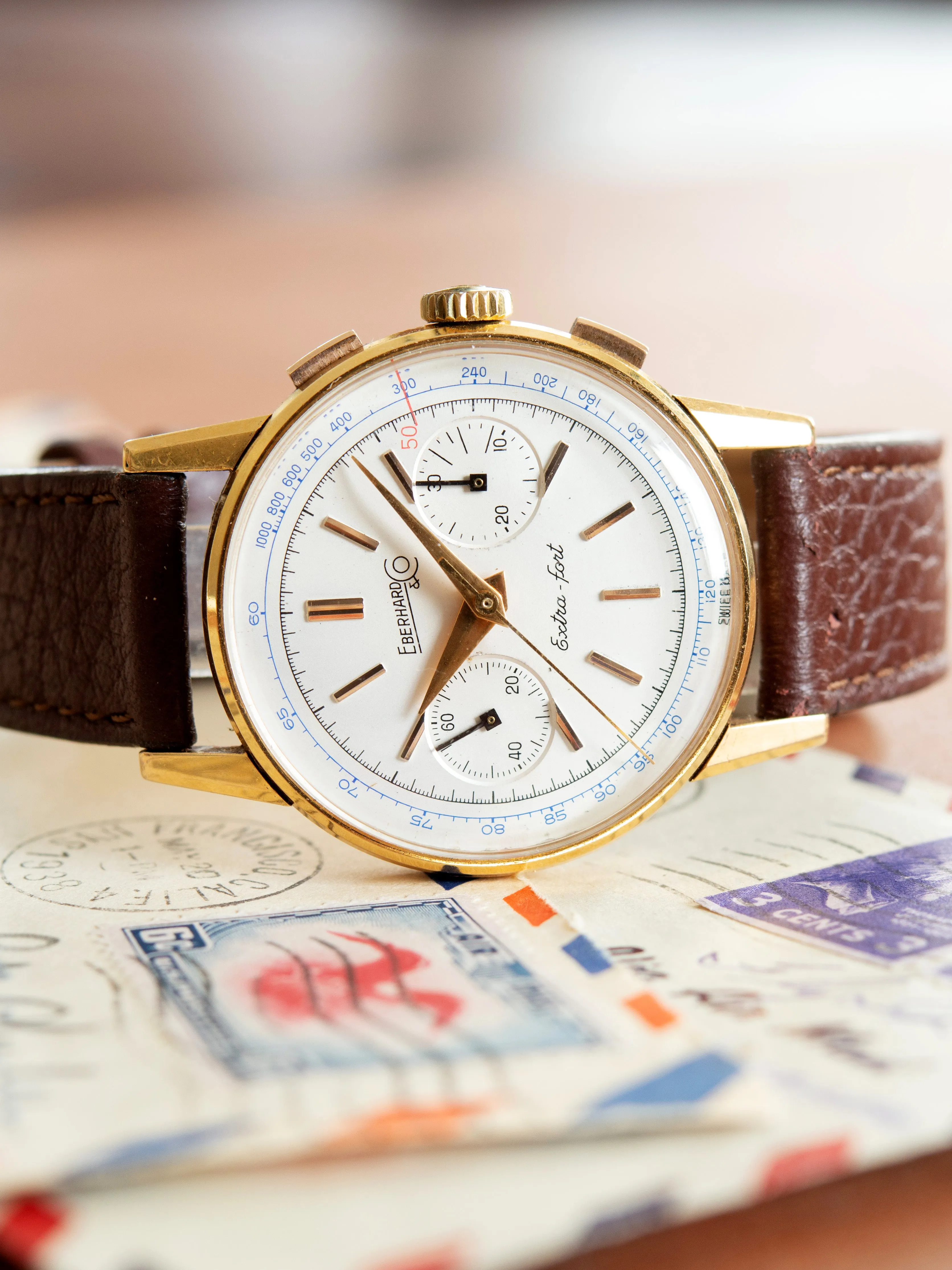 1950s Eberhard Extra-Fort Chronograph (Ref. 14801) 18K YG