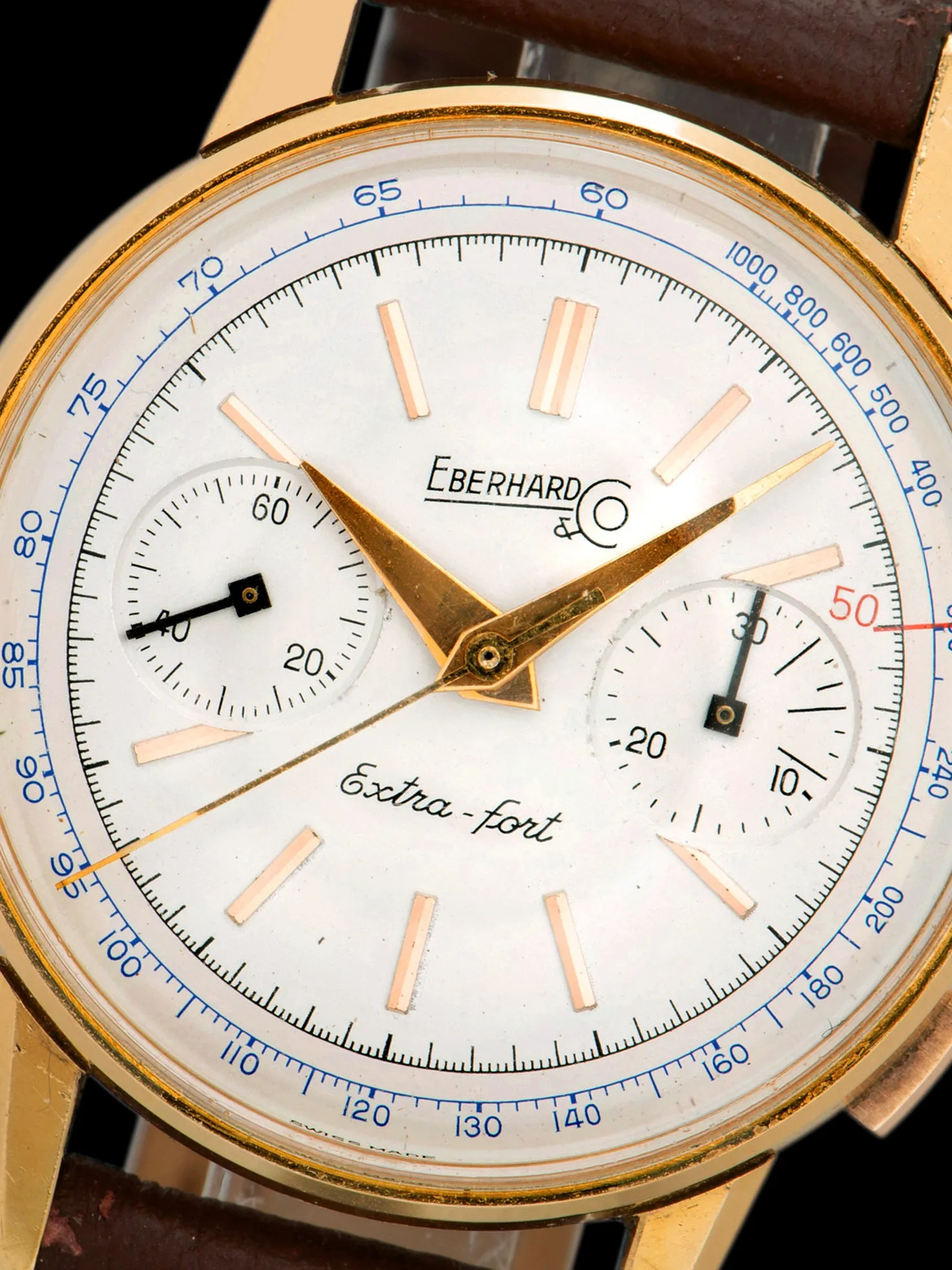 1950s Eberhard Extra-Fort Chronograph (Ref. 14801) 18K YG