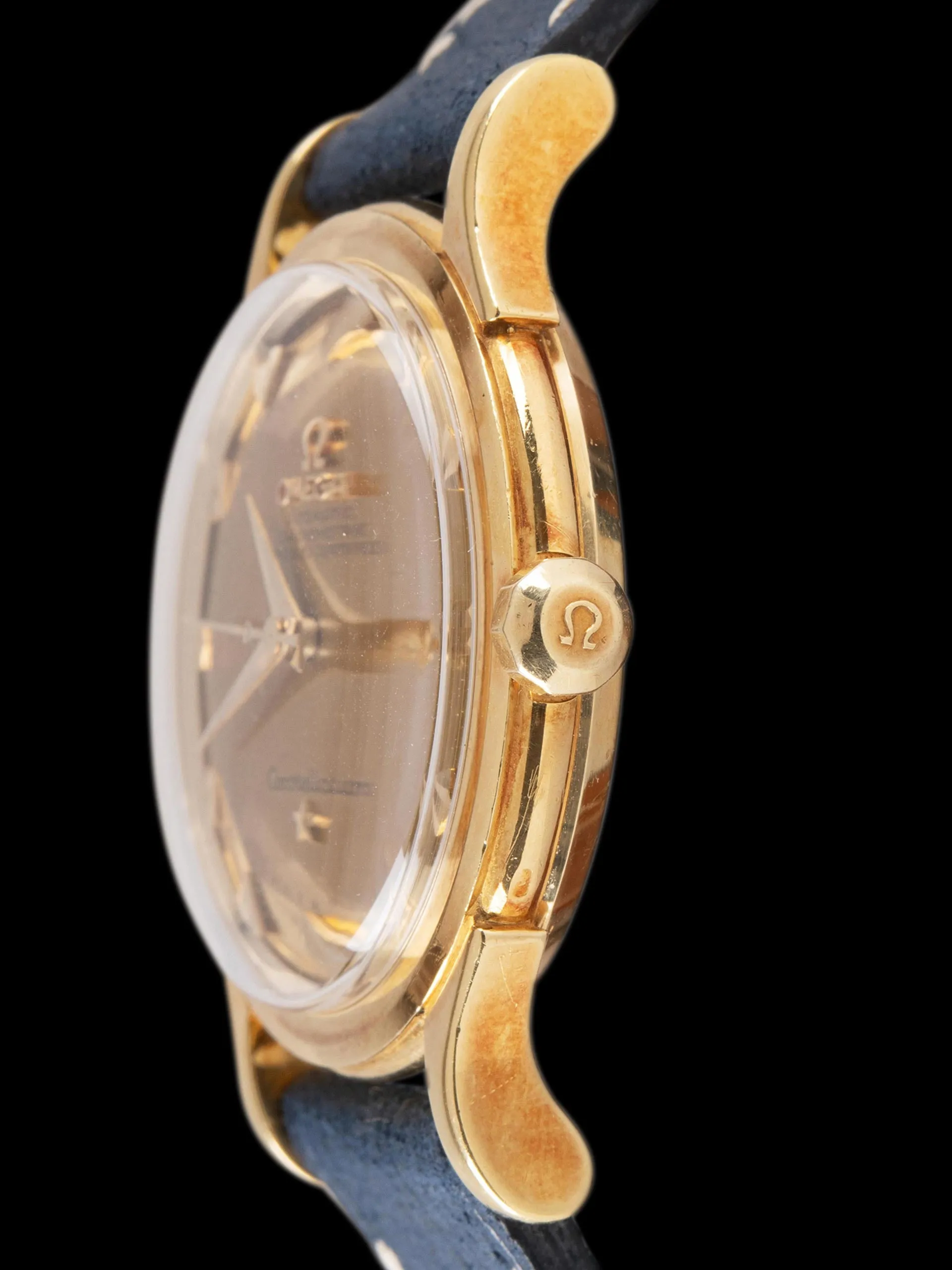 1954 Omega Constellation 18K YG (Ref. 2799 SC) Mirrored-Gold "Pie-Pan" Dial