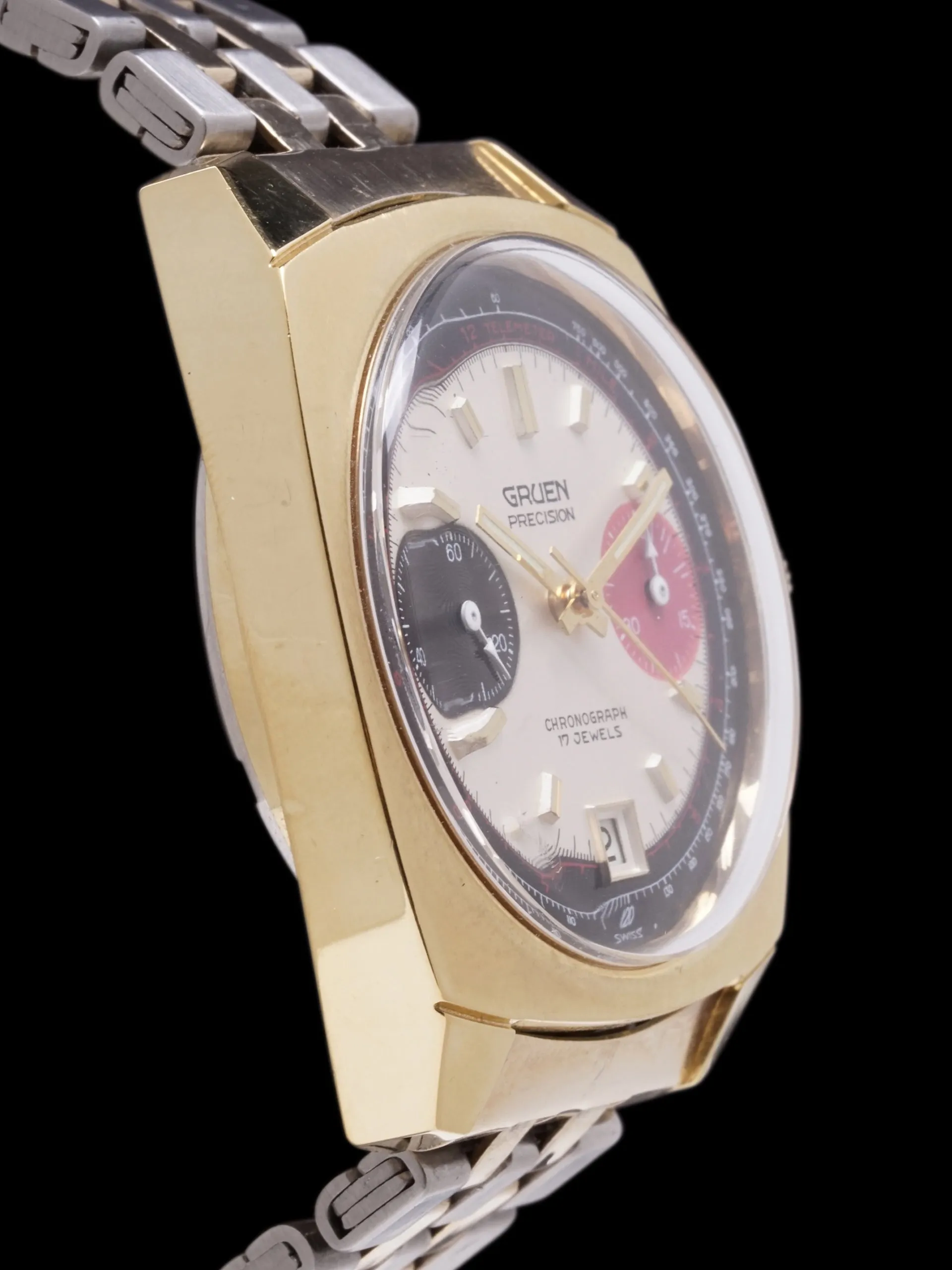 1970s Gruen Precision Chronograph (Ref. 770 CA) "Valjoux 7734"