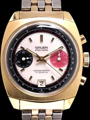 1970s Gruen Precision Chronograph (Ref. 770 CA) "Valjoux 7734"