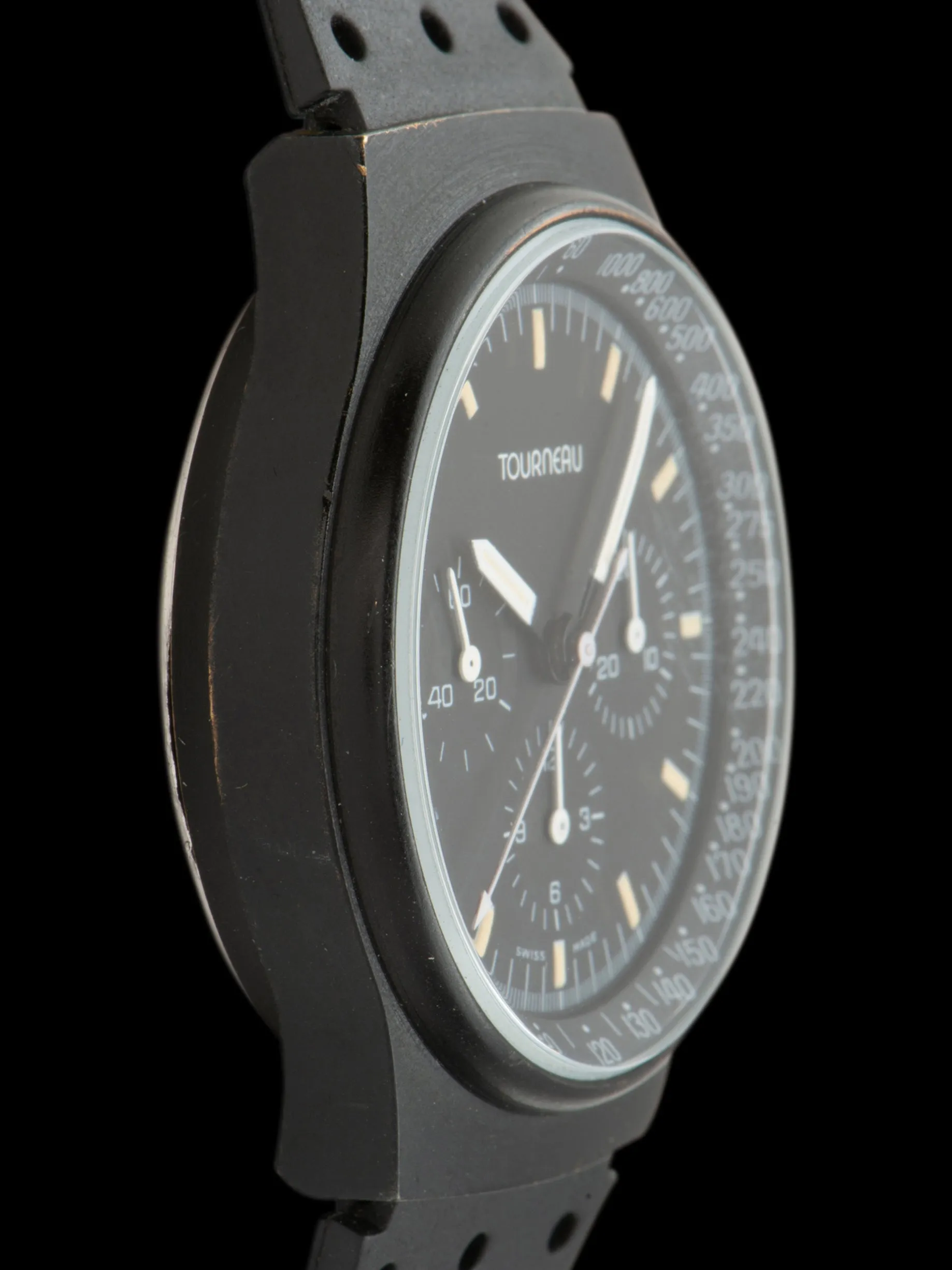 1990s Tourneau Chronograph (Ref. 712451) "PVD" Lemania Cal. 1873