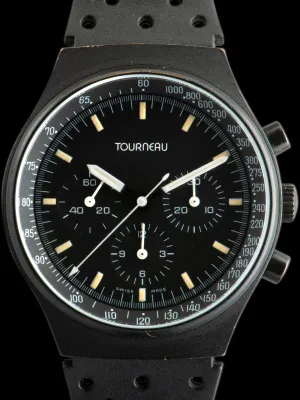 1990s Tourneau Chronograph (Ref. 712451) "PVD" Lemania Cal. 1873