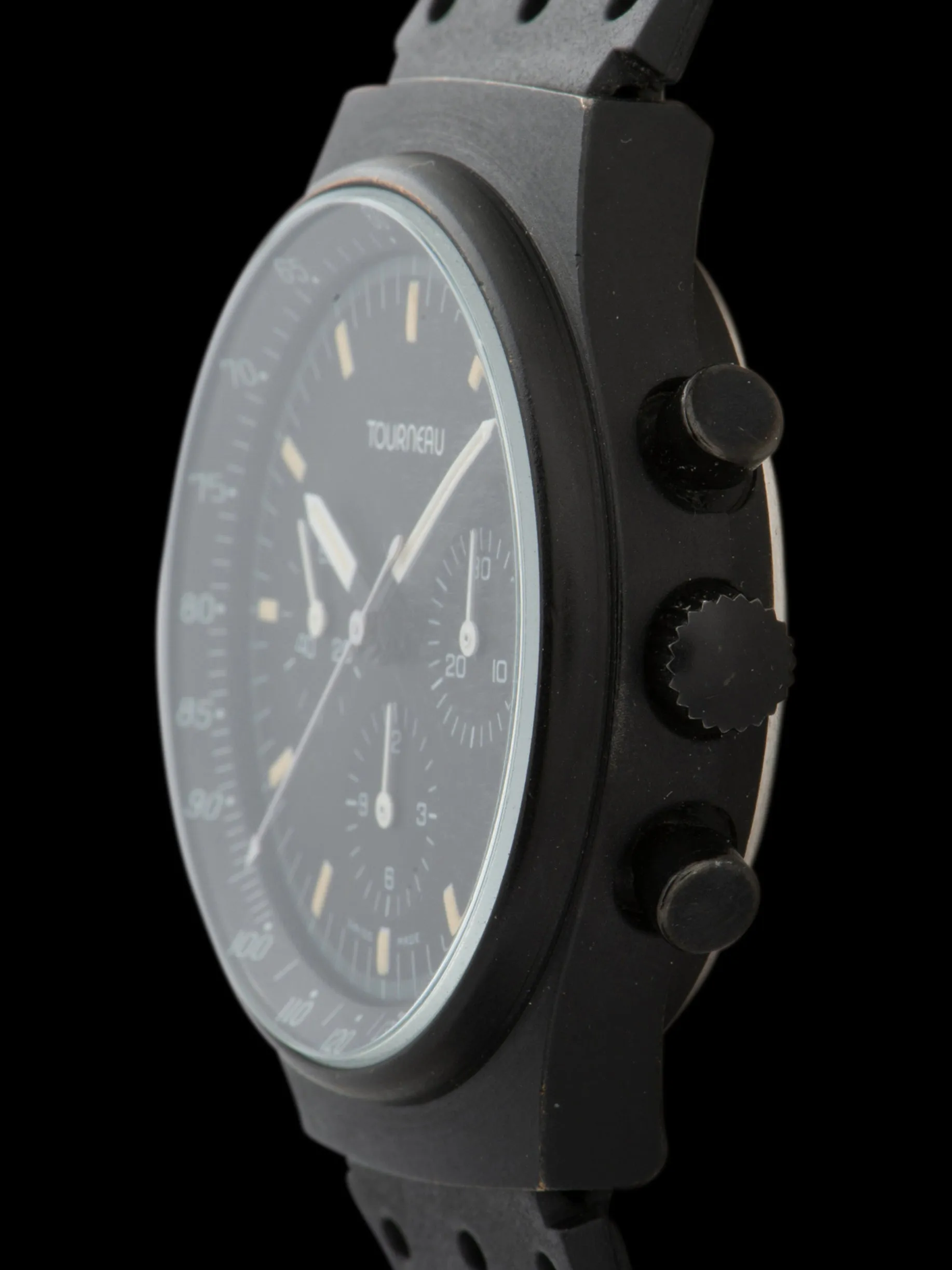 1990s Tourneau Chronograph (Ref. 712451) "PVD" Lemania Cal. 1873