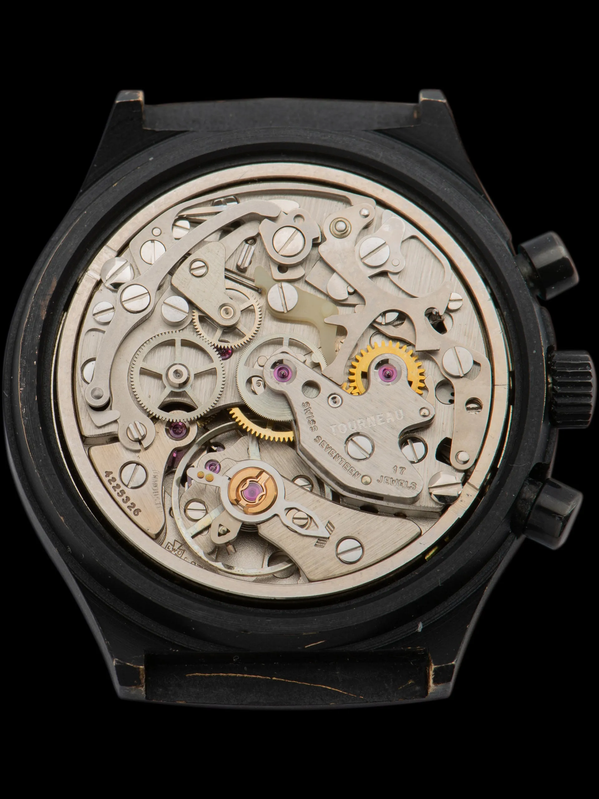 1990s Tourneau Chronograph (Ref. 712451) "PVD" Lemania Cal. 1873
