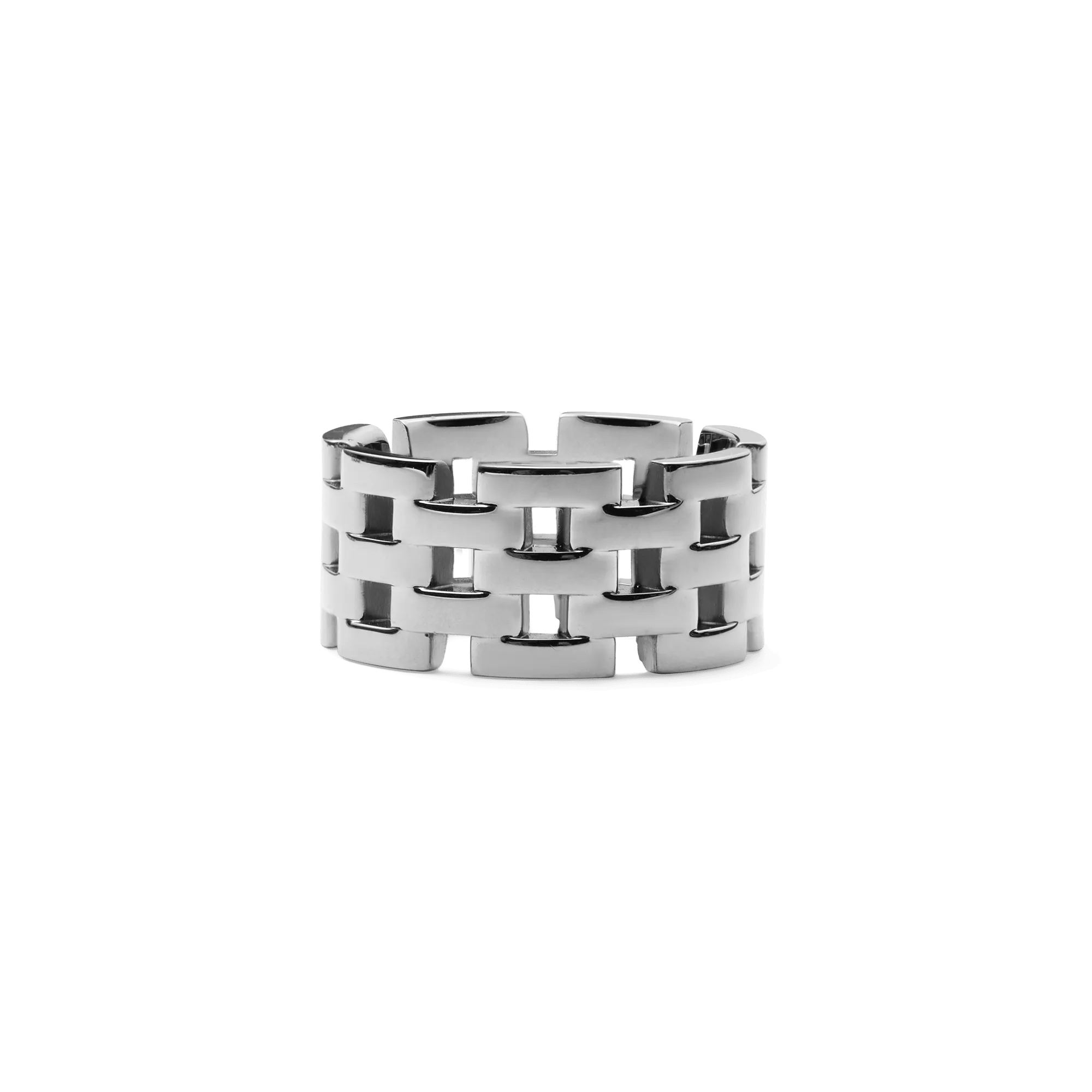 5-Link Ring Silver