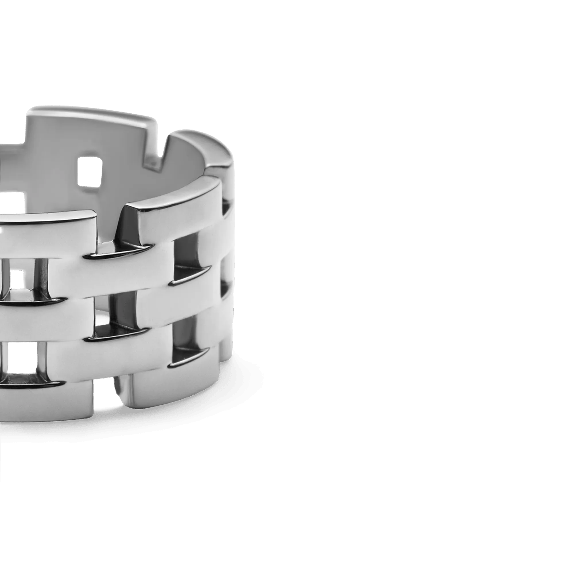 5-Link Ring Silver