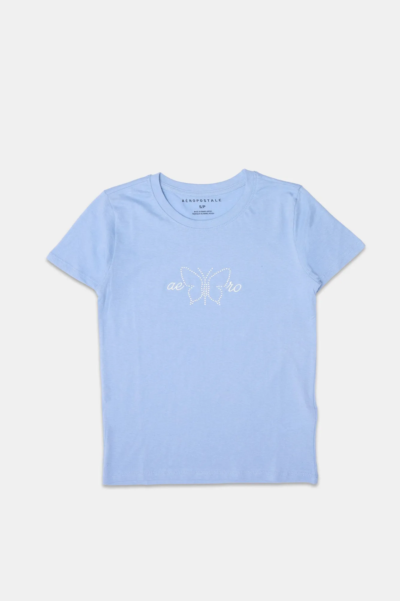 AERO Butterfly Rhinestones Graphic Classic Tee