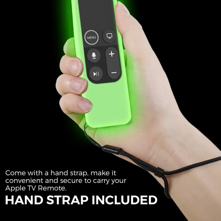 Ahastyle 2-In-1 Silicone Protective Cover For Apple Tv Hd / 4K & Airtag Remote Control Tracker