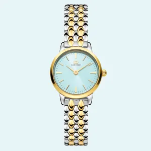 Akilia Mini Two-tone Husky Blue DressLink