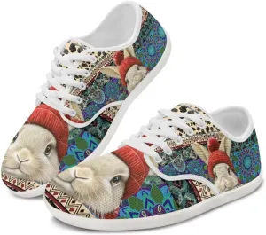 Animal Tribe Hike Barefoot Shoes Women Zero Drop Sole Lace Up Flat Knit Sneakers Lightweight Wide Toe