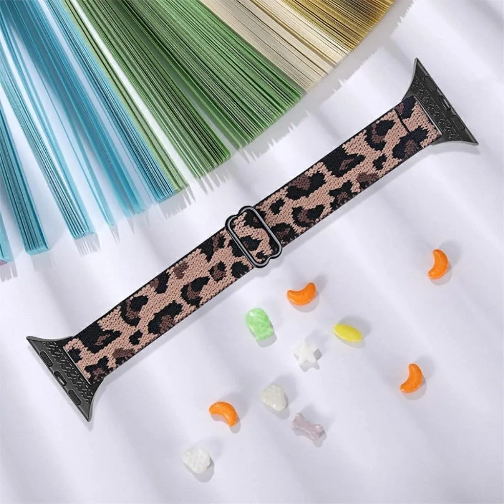 Apple Watch 42mm - 44mm nylon watch strap - Leopard