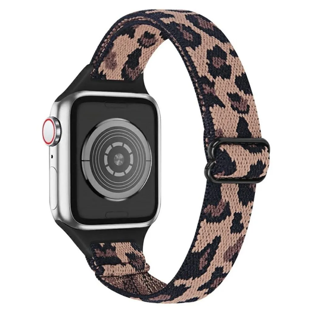 Apple Watch 42mm - 44mm nylon watch strap - Leopard