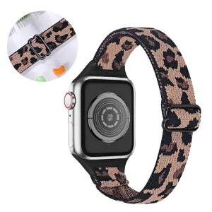 Apple Watch 42mm - 44mm nylon watch strap - Leopard