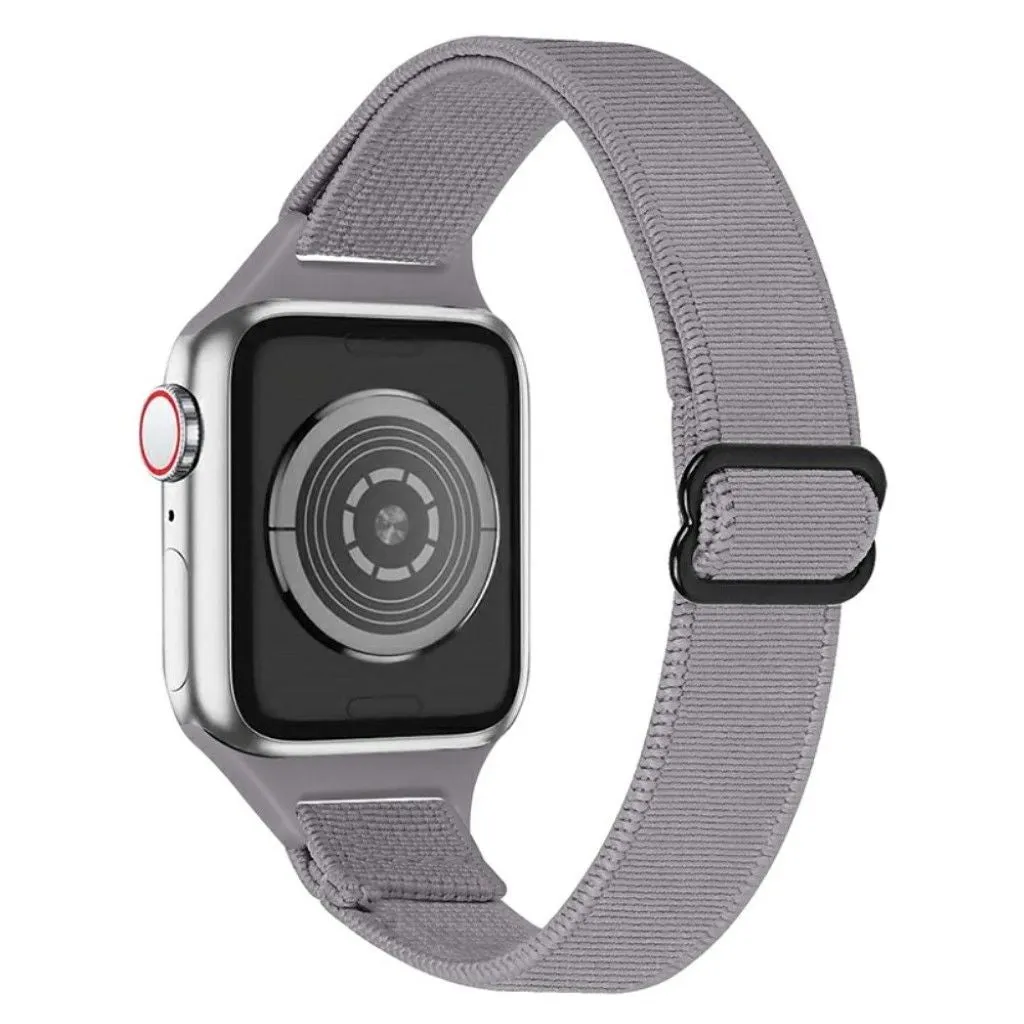 Apple Watch 42mm - 44mm nylon watch strap - Light Grey