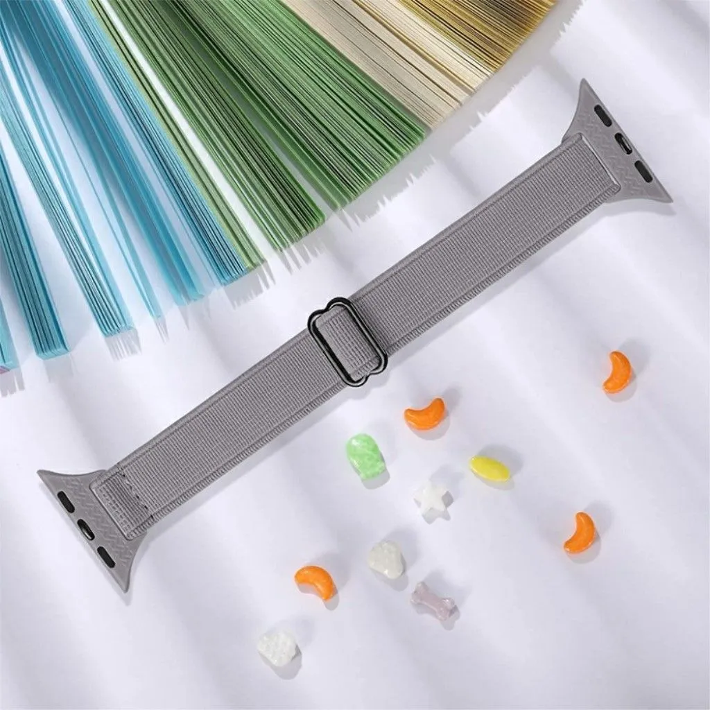 Apple Watch 42mm - 44mm nylon watch strap - Light Grey