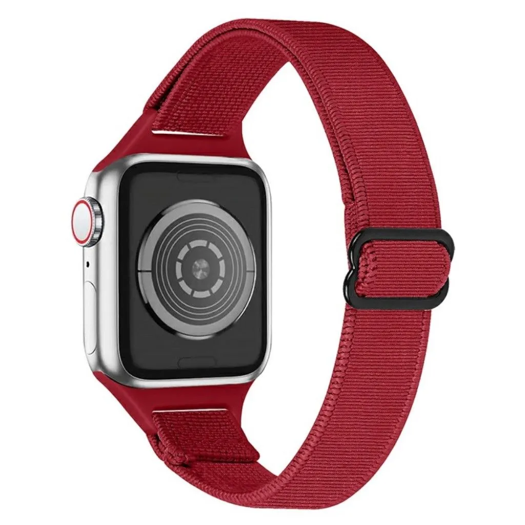 Apple Watch 42mm - 44mm nylon watch strap - Red
