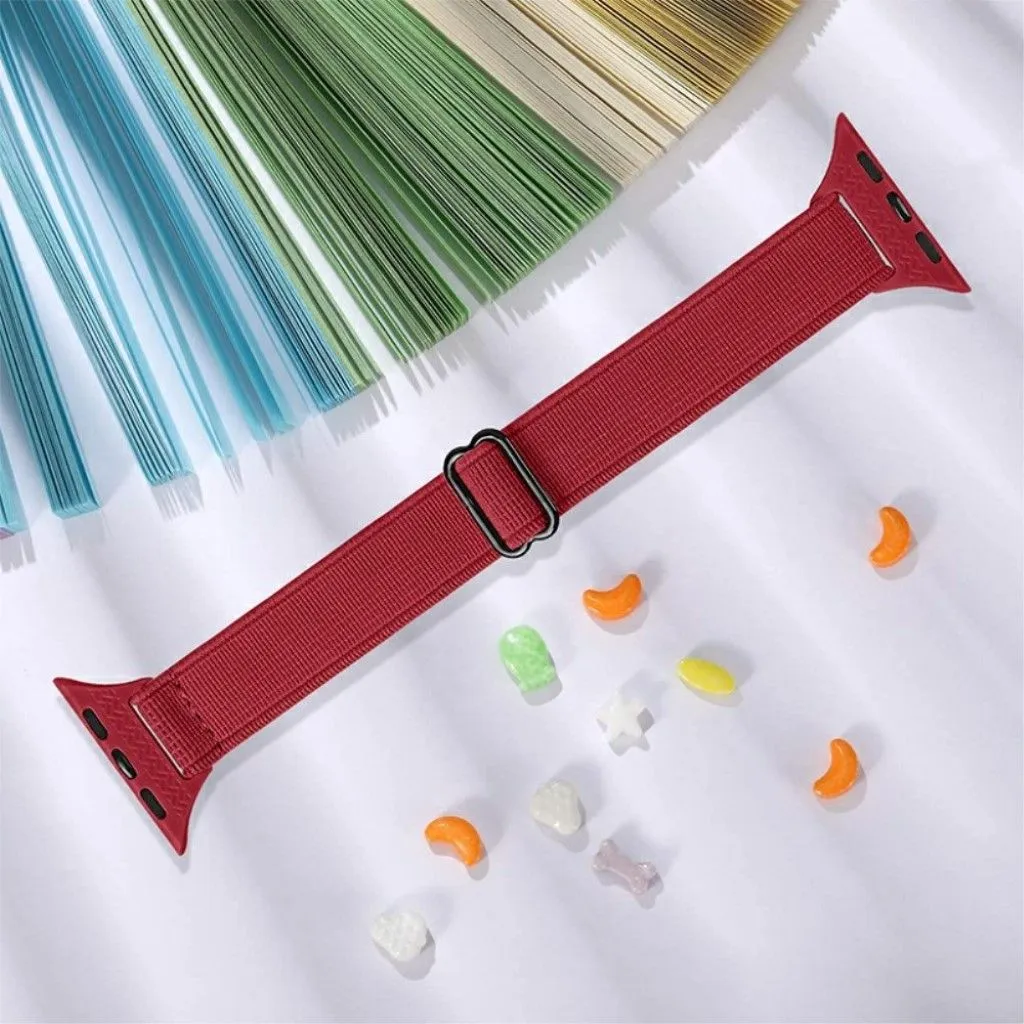 Apple Watch 42mm - 44mm nylon watch strap - Red