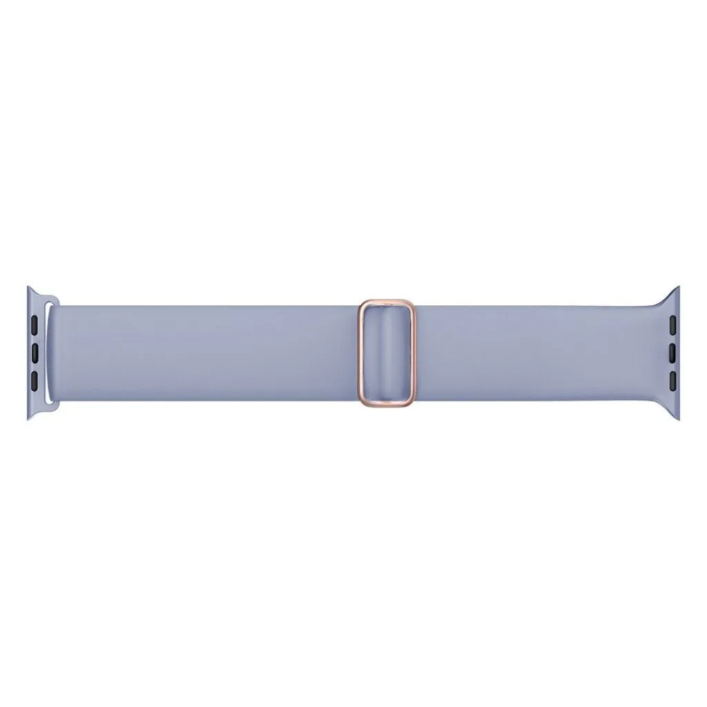 Apple Watch 44mm elastic silicone watch strap - Light Purple