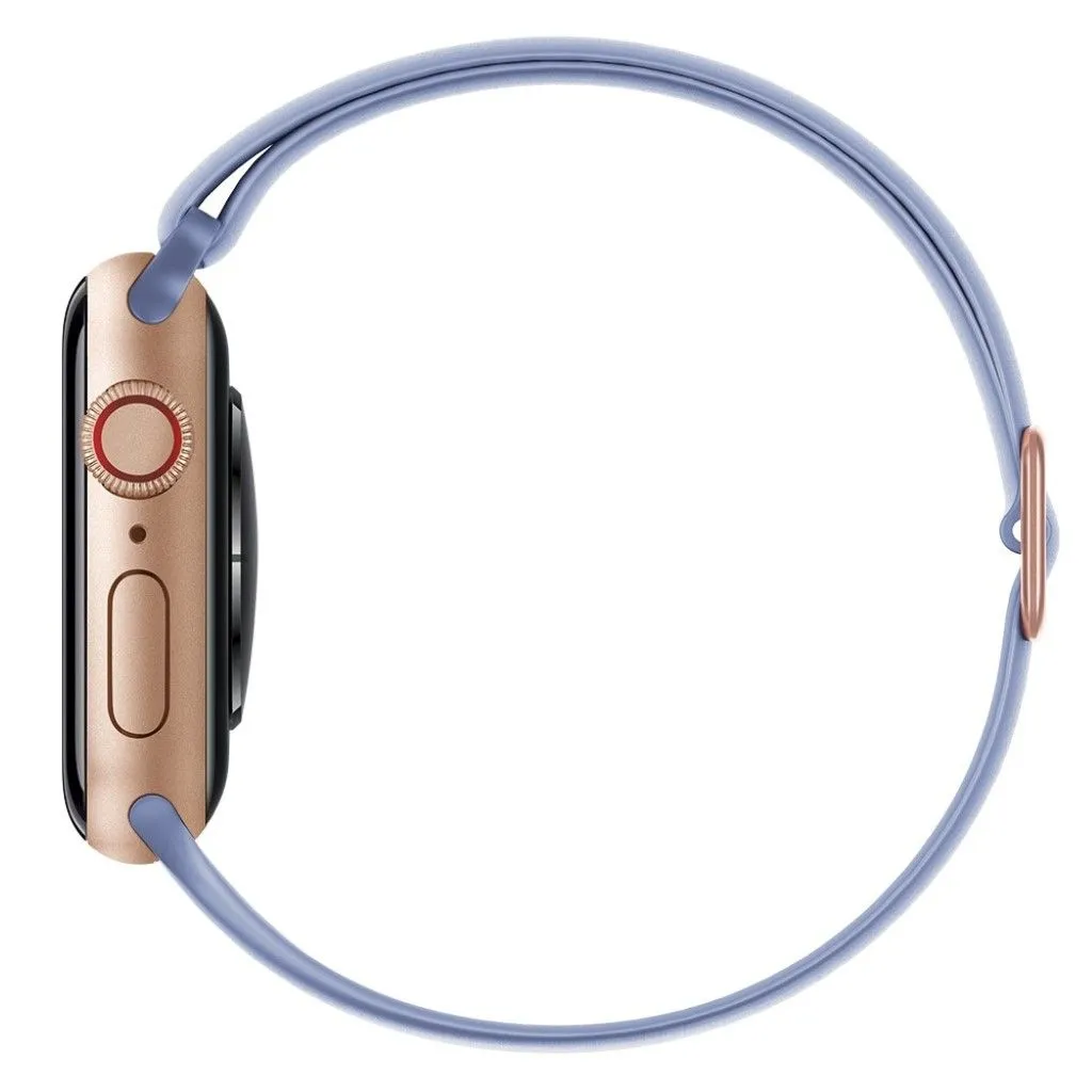 Apple Watch 44mm elastic silicone watch strap - Light Purple