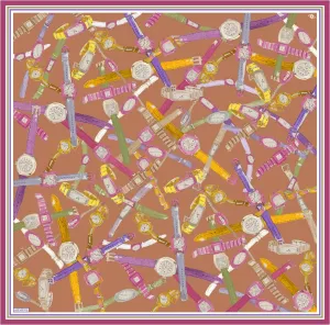 Armine Timepiece Classic Silk Scarf #4