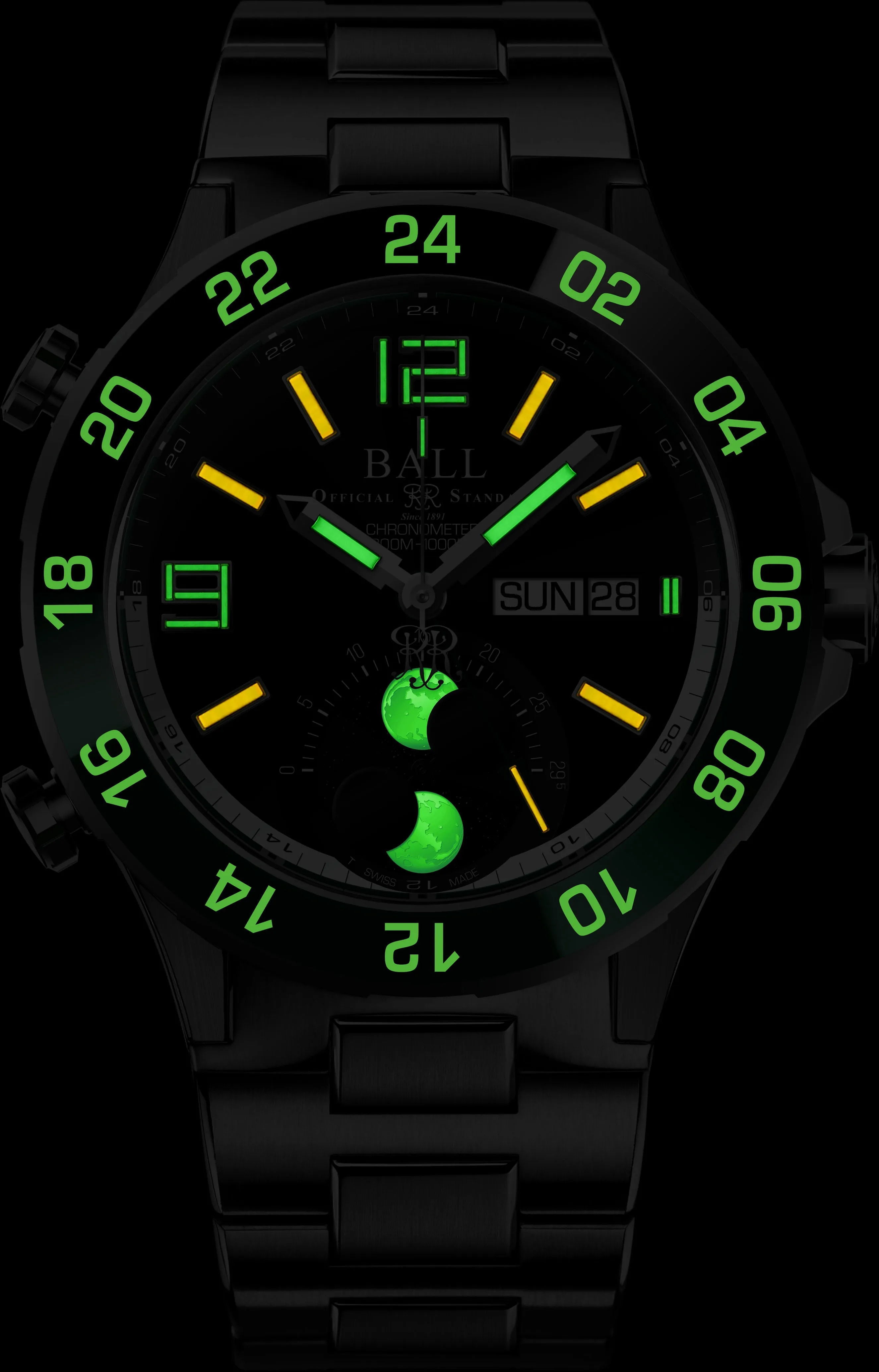 Ball Watch Company Roadmaster Marine GMT Moon Phase Limited Edition
