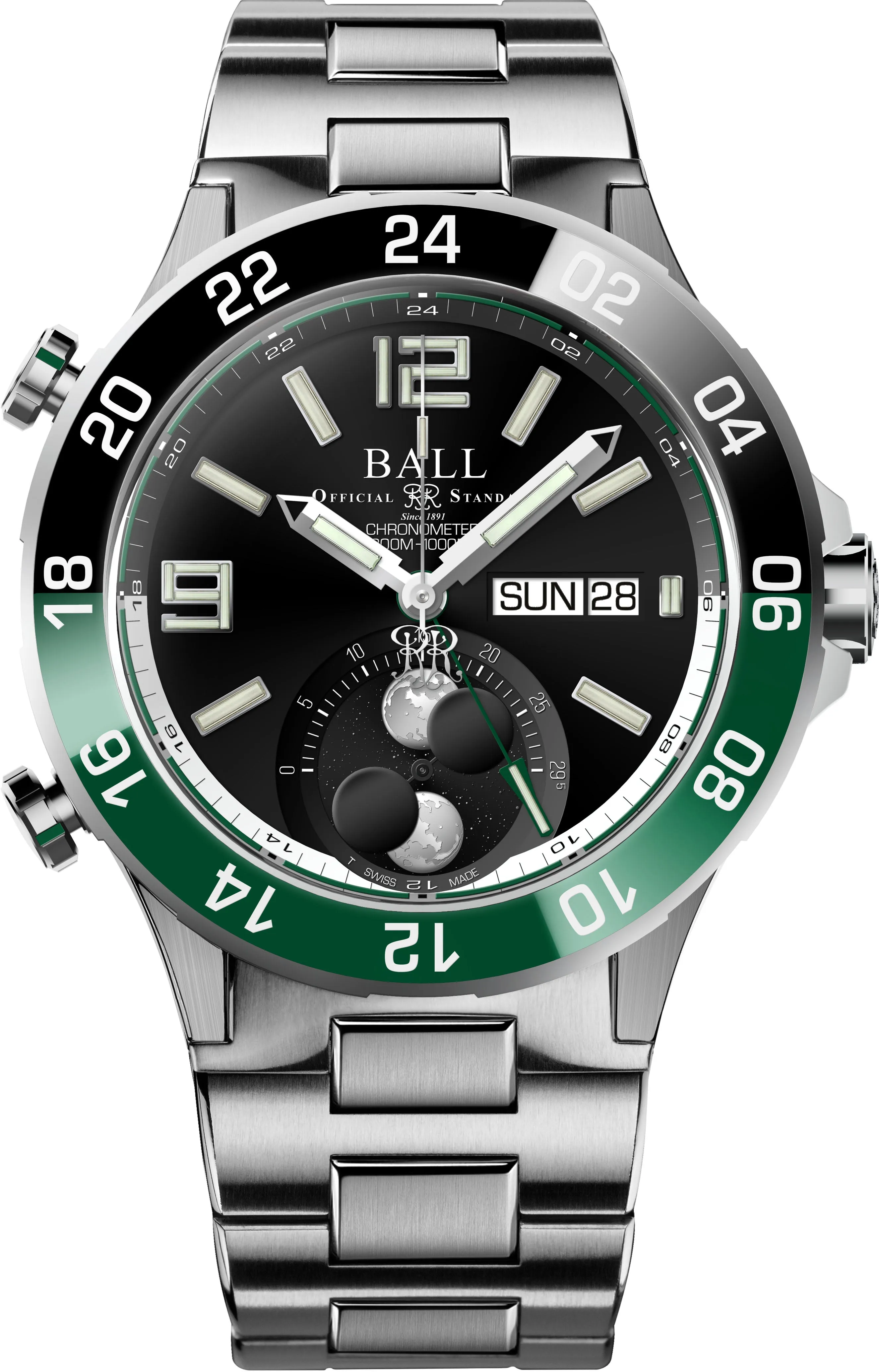Ball Watch Company Roadmaster Marine GMT Moon Phase Limited Edition