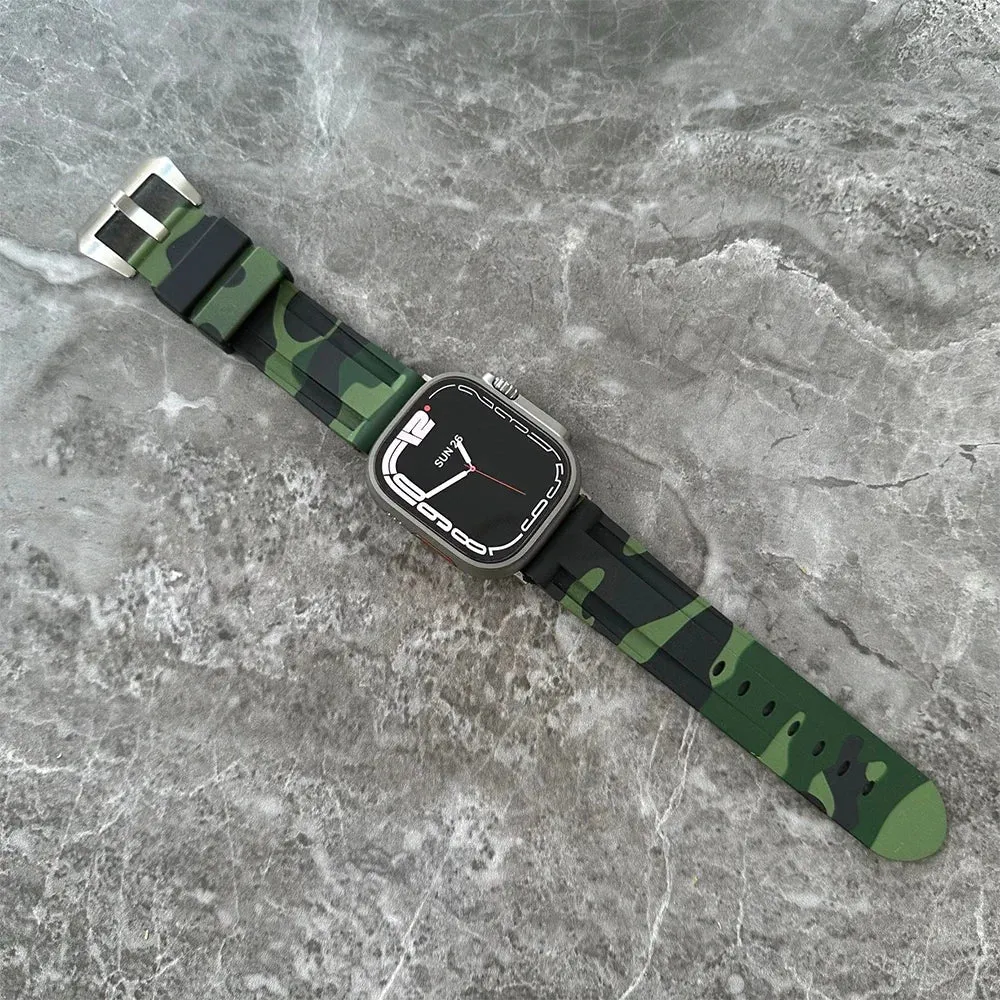 Band for Apple Watch Ultra Silicone Rubber band