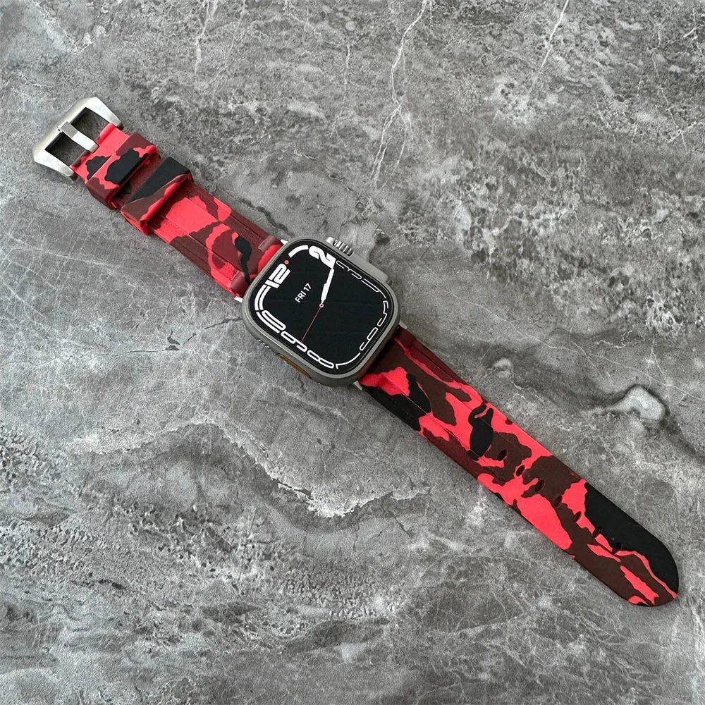 Band for Apple Watch Ultra Silicone Rubber band