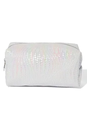 Beautiful Finish Cosmetic Bag - White