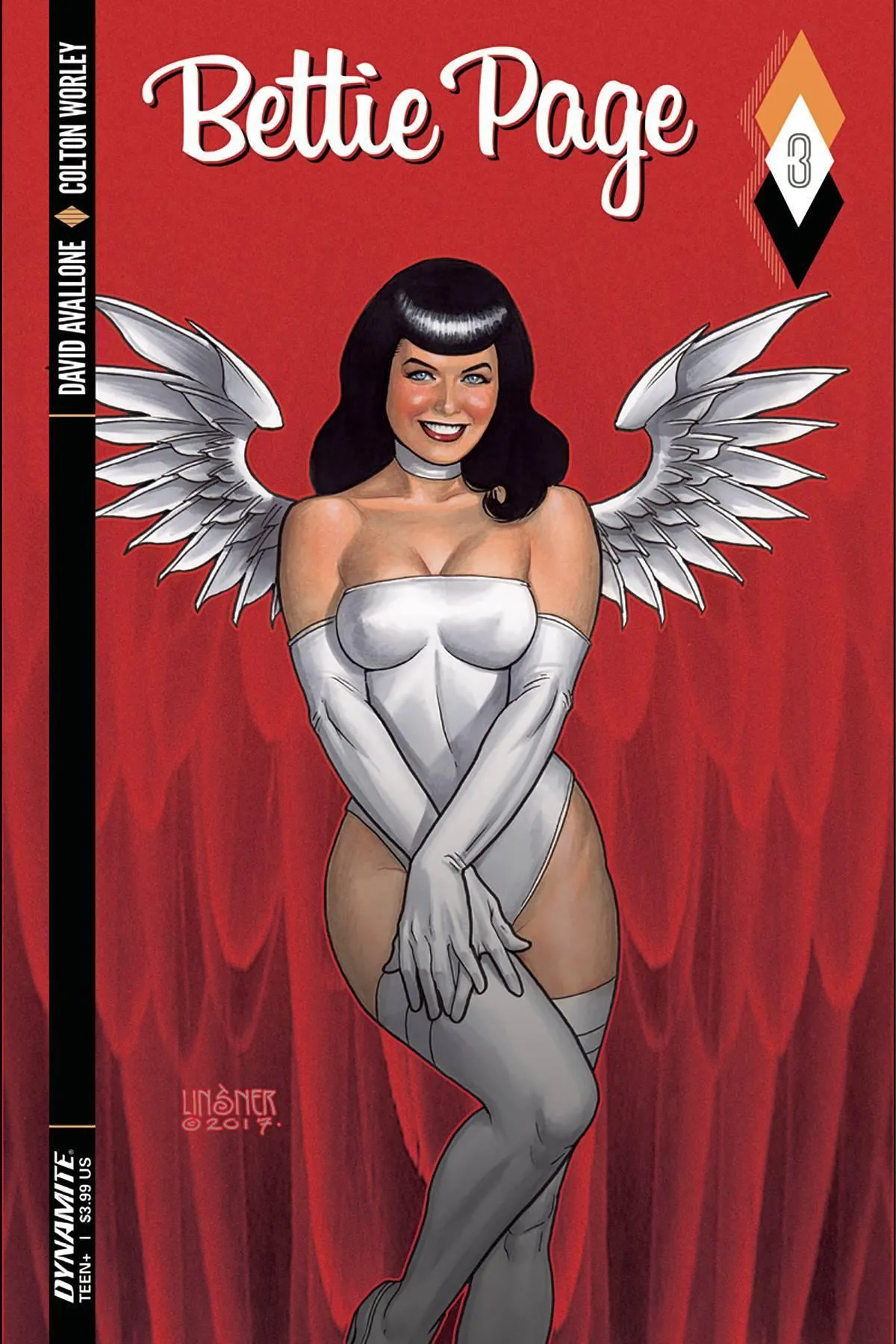 BETTIE PAGE #3 CVR A LINSNER