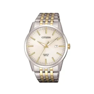 BI5006-81P - Mens Stainless Steel Two Tone Dress Watch
