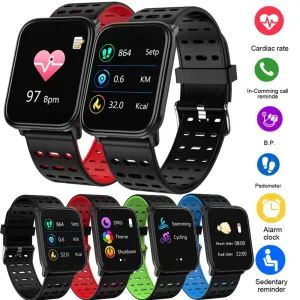 BINSSAW  T6 New Smart Watch Men Women Heart Rate Monitor Blood Pressure Fitness Tracker Smartwatch Sport Watch for ios android