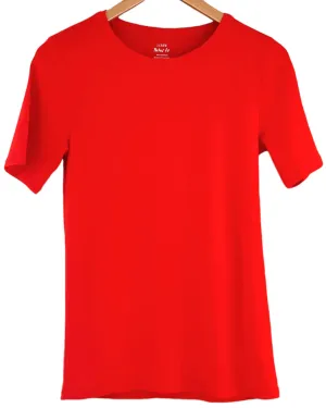 Bright Spring Lantana Crew Neck Short Sleeve Tee