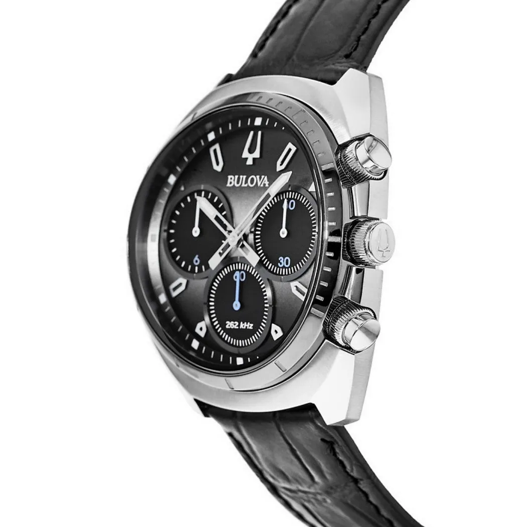 Bulova Curv Gents Chronograph Stainless Steel Men's Watch - 98A155