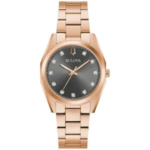 Bulova  Surveyor Ladies Stainless Steel