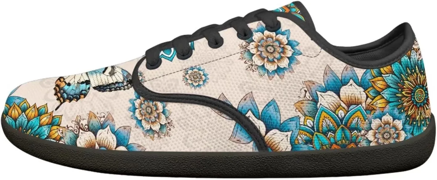 Butterfly Women's Casual Sneakers Barefoot Shoe Minimalist Womens Fashion Sneaker Comfort Casual Dress Shoes