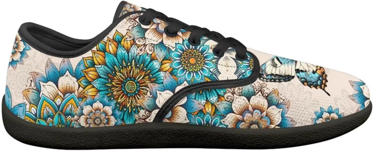 Butterfly Women's Casual Sneakers Barefoot Shoe Minimalist Womens Fashion Sneaker Comfort Casual Dress Shoes