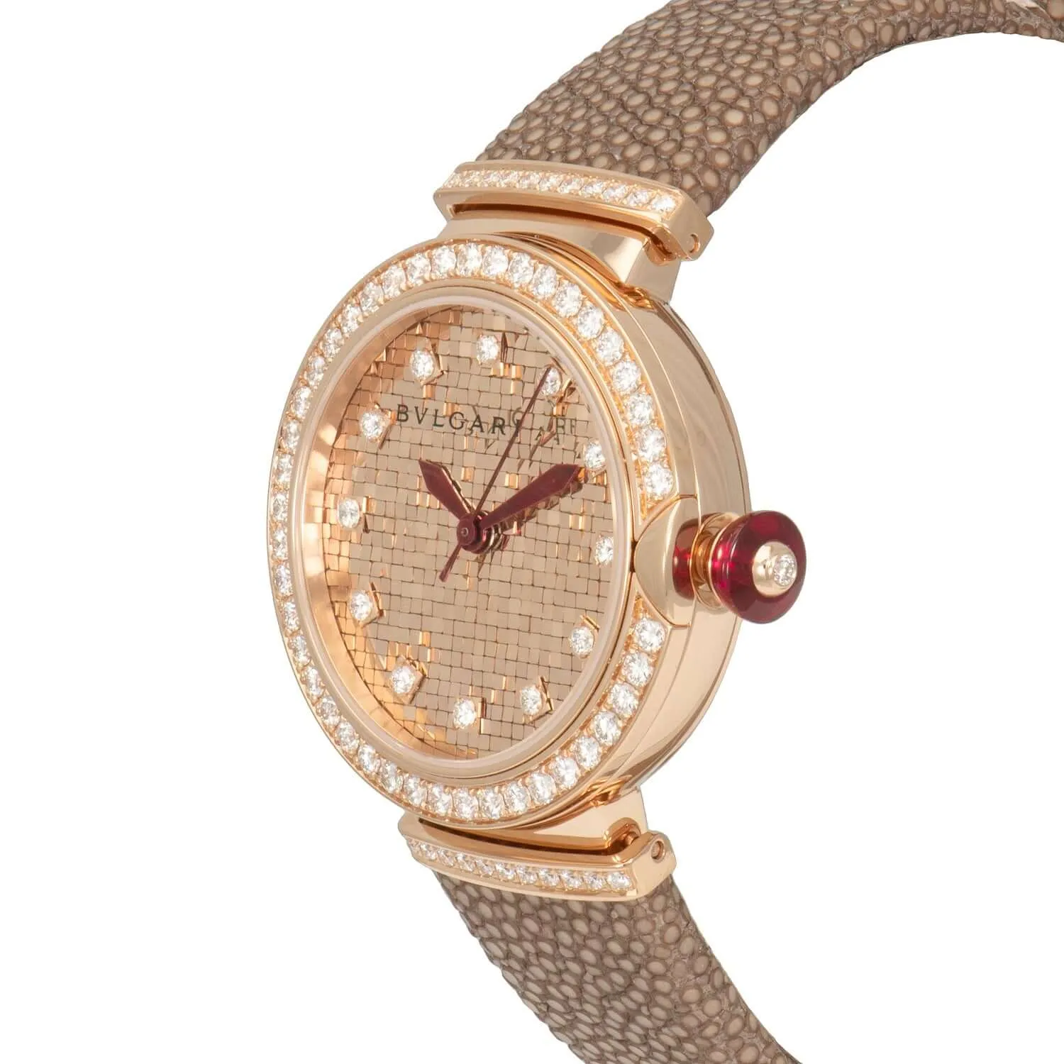 Bvlgari Lvcea 33 MM Rose Gold Ladies' Watch 102799