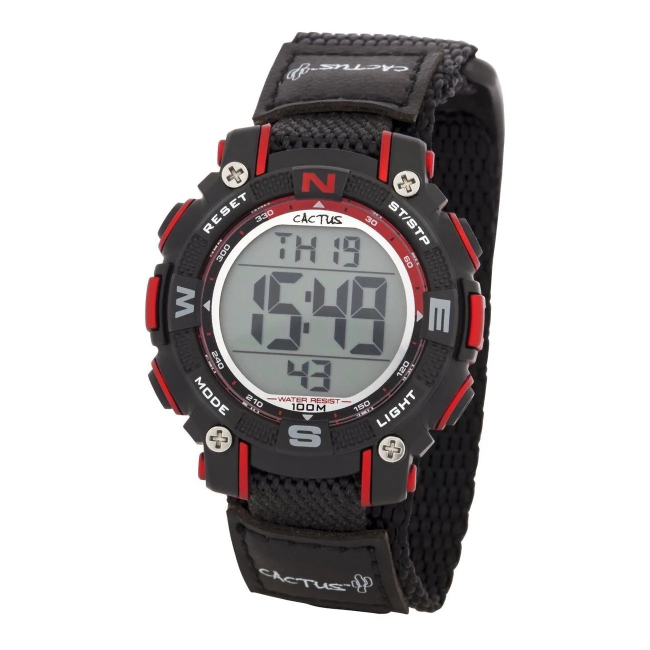 Cactus Watch Digital Collection Robust Black & Red