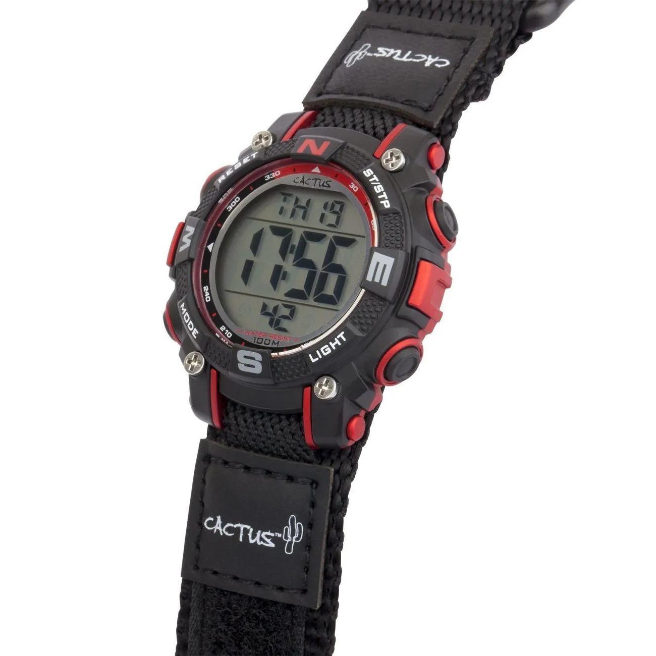 Cactus Watch Digital Collection Robust Black & Red