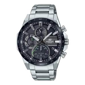 Casio Solar Powered Chronograph Silver Stainless Steel Watch EQS940DB-1A