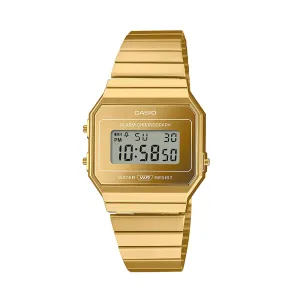 Casio Vintage Yellow Gold Digital Watch