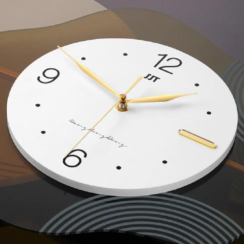 Chic Botanica Silent Wall Clock - Timeless Elegance for Contemporary Spaces