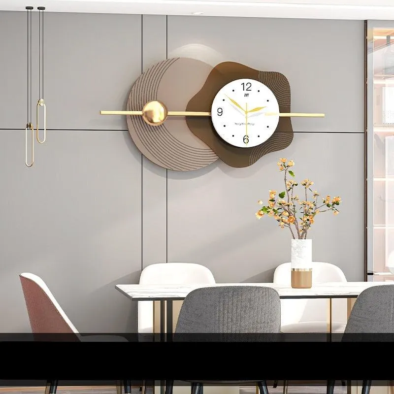 Chic Botanica Silent Wall Clock - Timeless Elegance for Contemporary Spaces