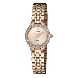 Citizen Blush Swarovski Crystal Rose Gold Watch EJ6143-59A