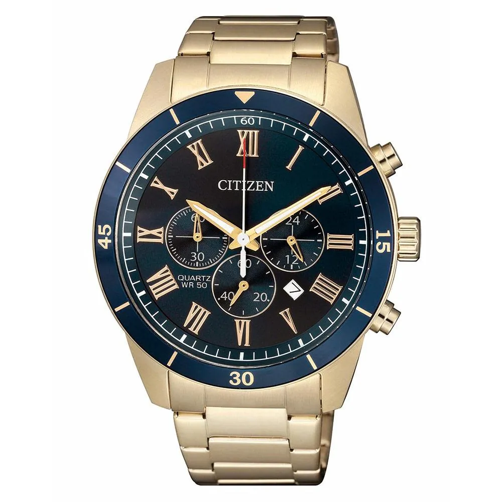 Citizen Rose Gold Steel Men's Chrono Watch - AN8169-58L